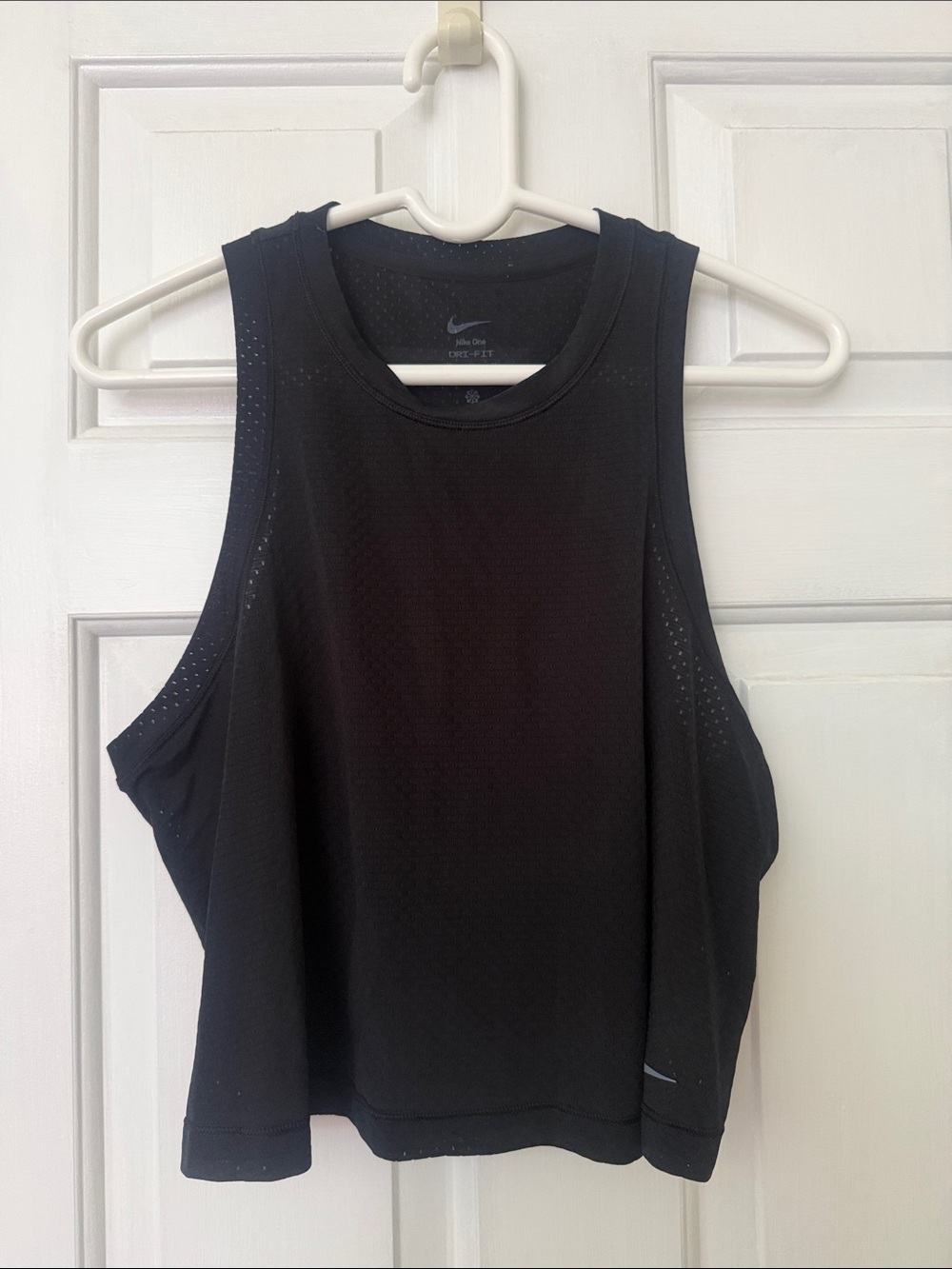 Nike Black Mesh Performance Racerback Tank